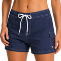 Pantalón corto de baño L de tejido sintético azul marino con cordón ajustable
